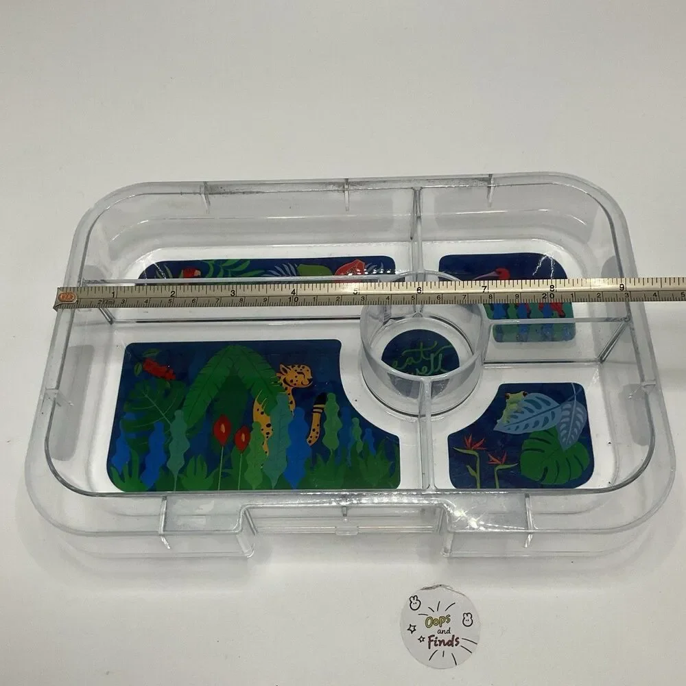 Yumbox Leakproof Bento Lunch Boxes Container For Kids School Blue w/ Extra Tray